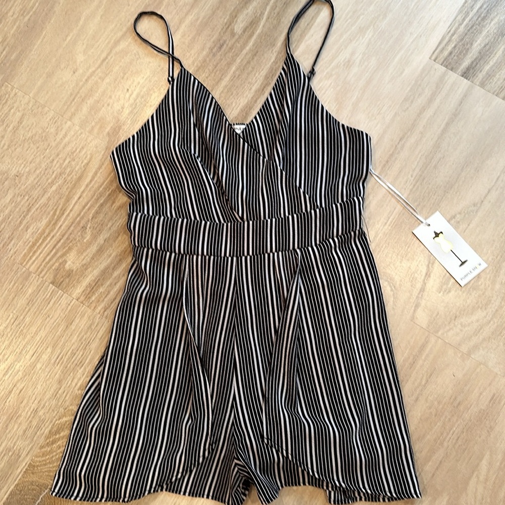 Purple Snow Romper